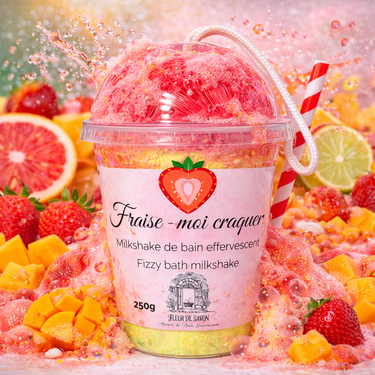Milkshake de Bain effervescent