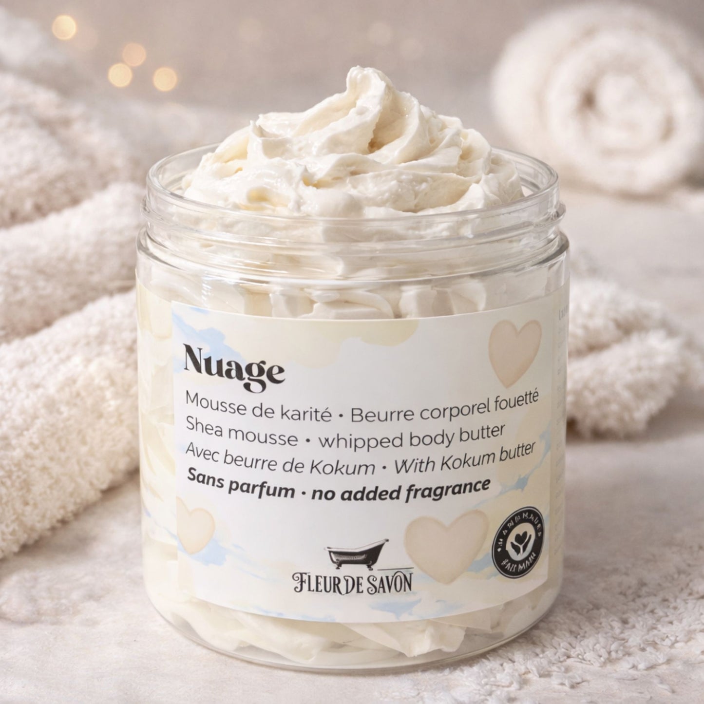 Crème fouettée corporelle • Nuage (sans fragrance)