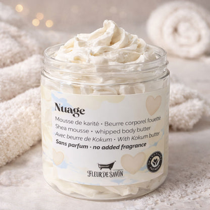 Crème fouettée corporelle • Nuage (sans fragrance)