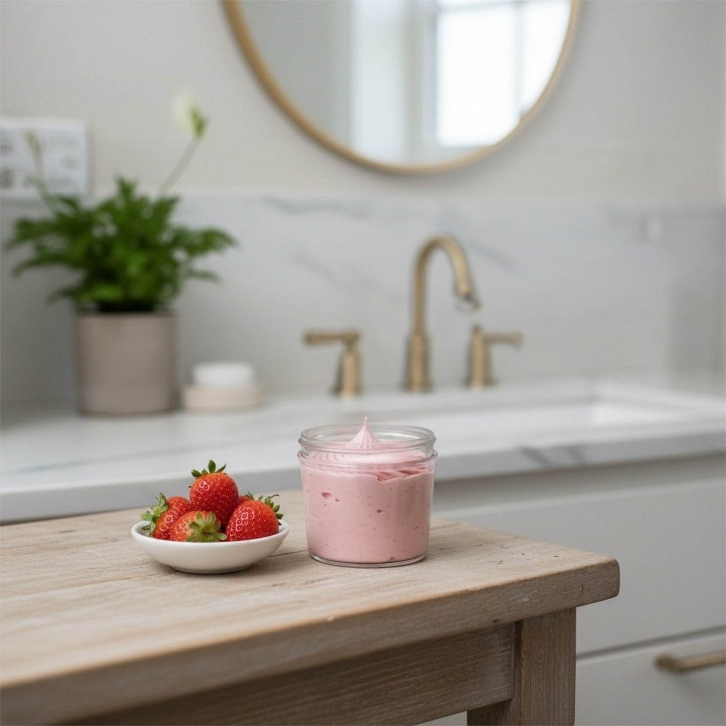 Mousse de Karité • Lait de Fraise