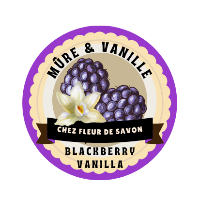 Bath Macaron - Blackberry & Vanilla