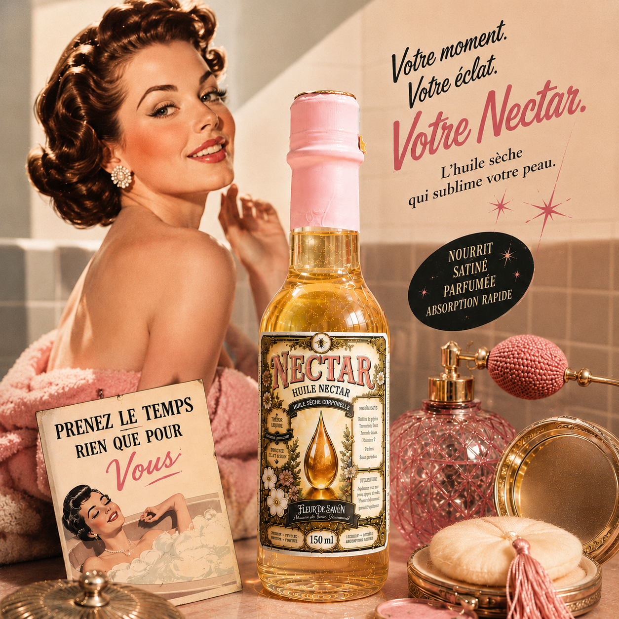 Nectar - Huile sèche corporelle
