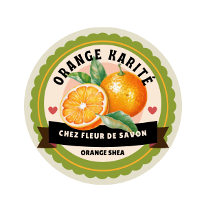 Macaron de Bain - Orange • Karité