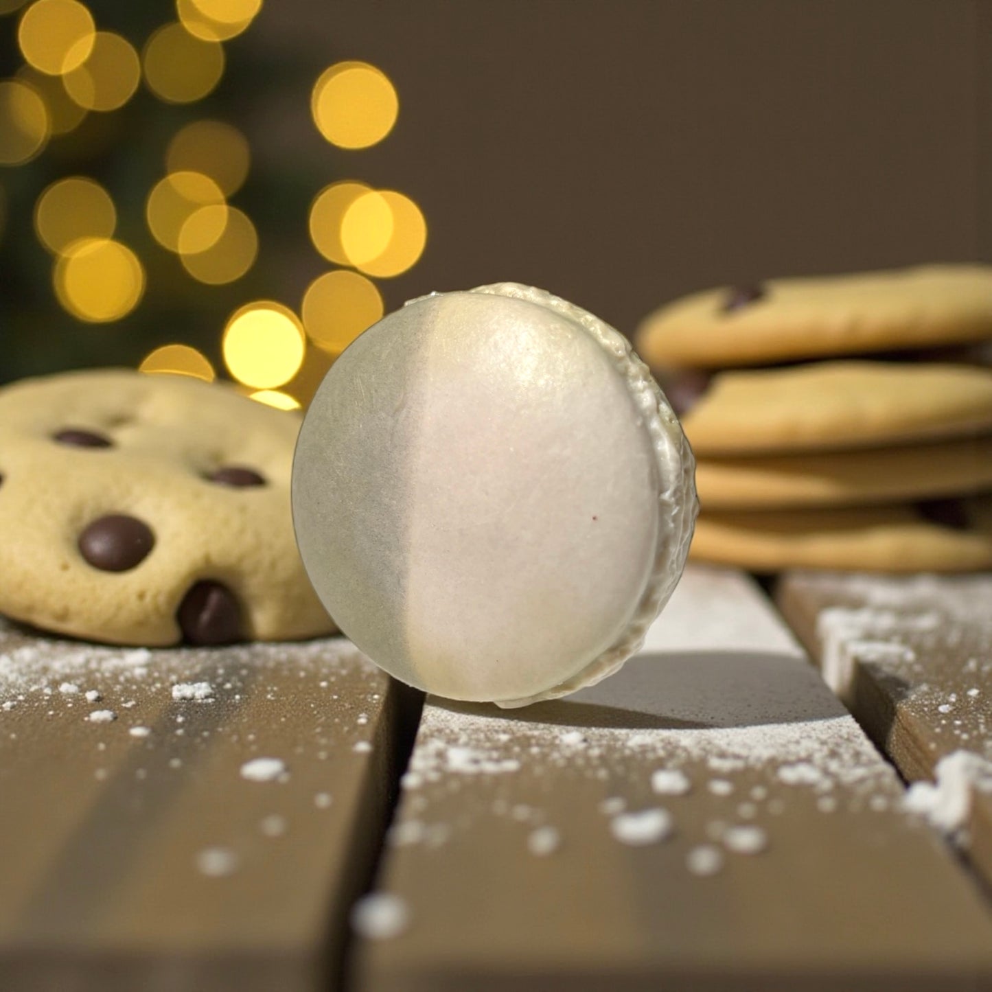 Macaron de Bain - Pâte à biscuit