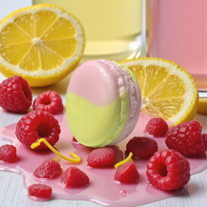 Macaron de Bain - Framboise Limonade