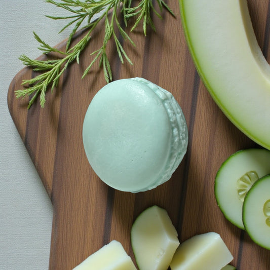 Macaron de Bain - Concombre & Melon miel