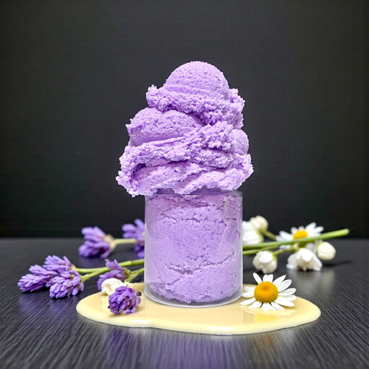 Scrub moussant au sucre • Lavande & Camomille