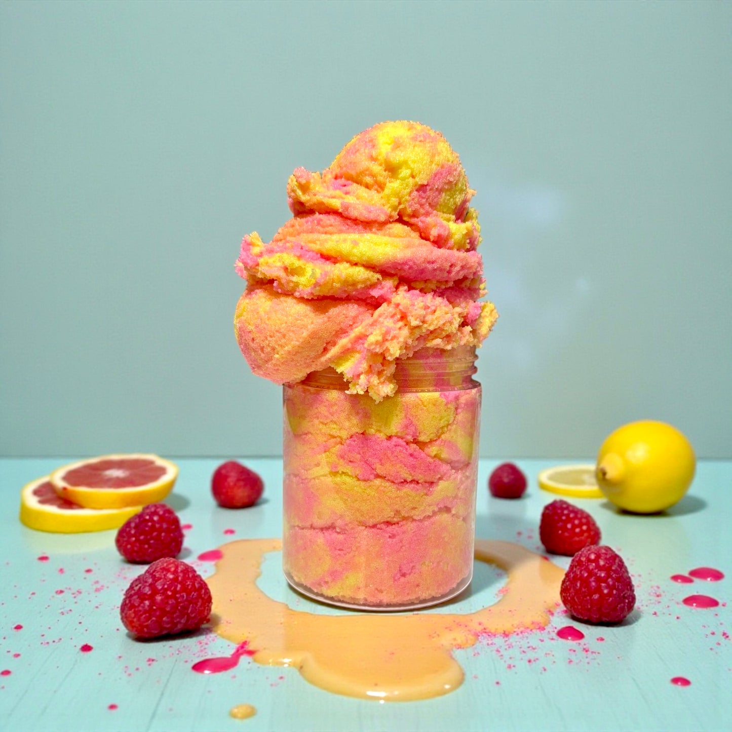 Scrub moussant au sucre • Framboise Limonade