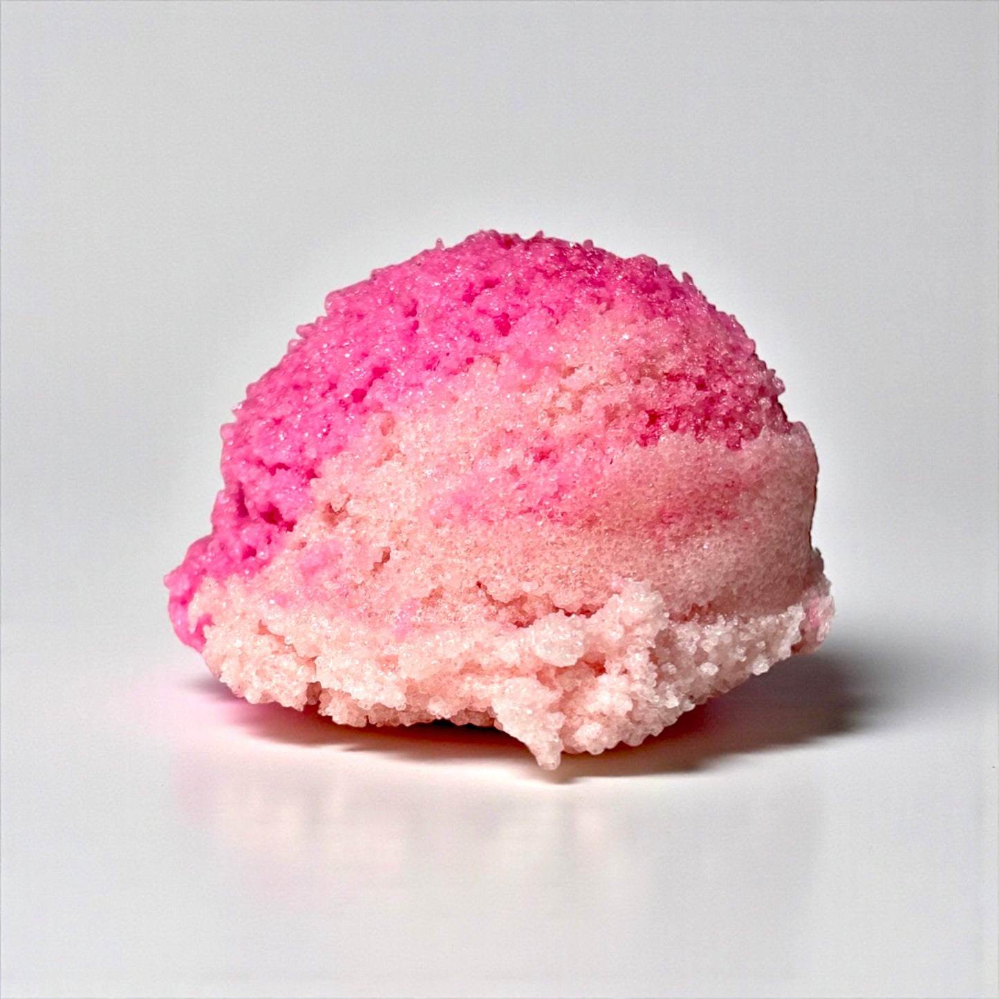 Scrub moussant au sucre • Macaron rose