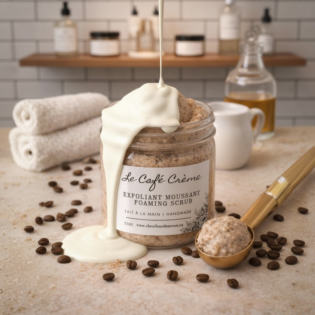 Scrub moussant au sucre • Le Café Crème