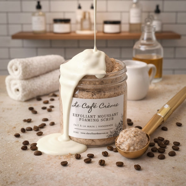Scrub moussant au sucre • Le Café Crème