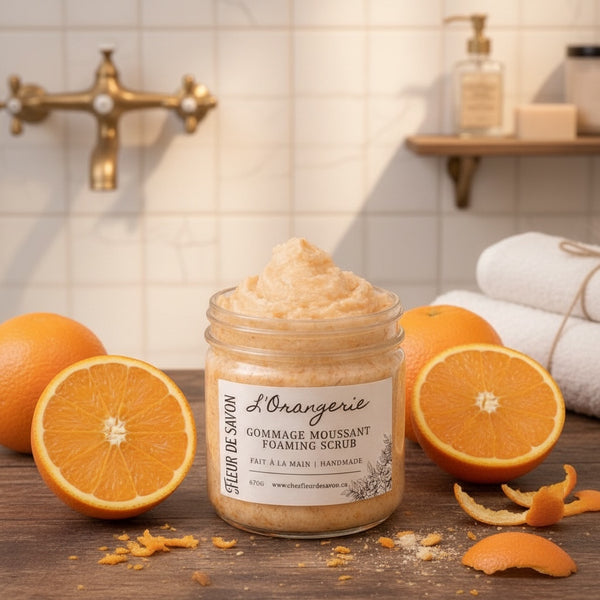 Scrub moussant au sucre • L'Orangerie