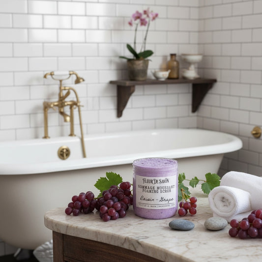 Scrub moussant au sucre • Raisin