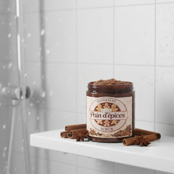 Scrub moussant au sucre • Pain d'épices