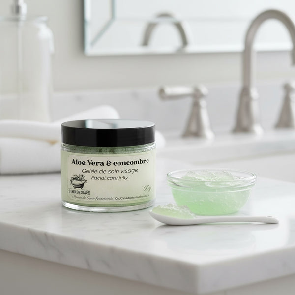 Gelée de soin visage • Aloe Vera & Concombre