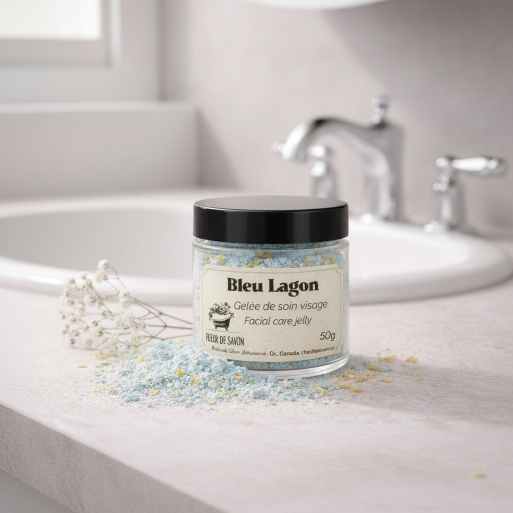Gelée de soin visage • Bleu Lagon