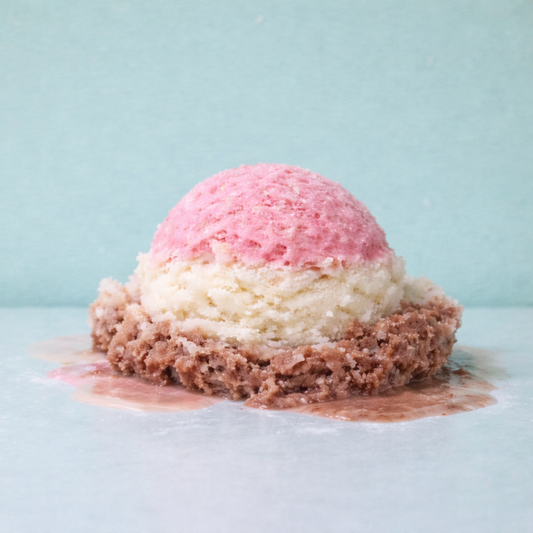 Scrub moussant au sucre • Rêve Napolitain (Fraise•Vanille•Chocolat)
