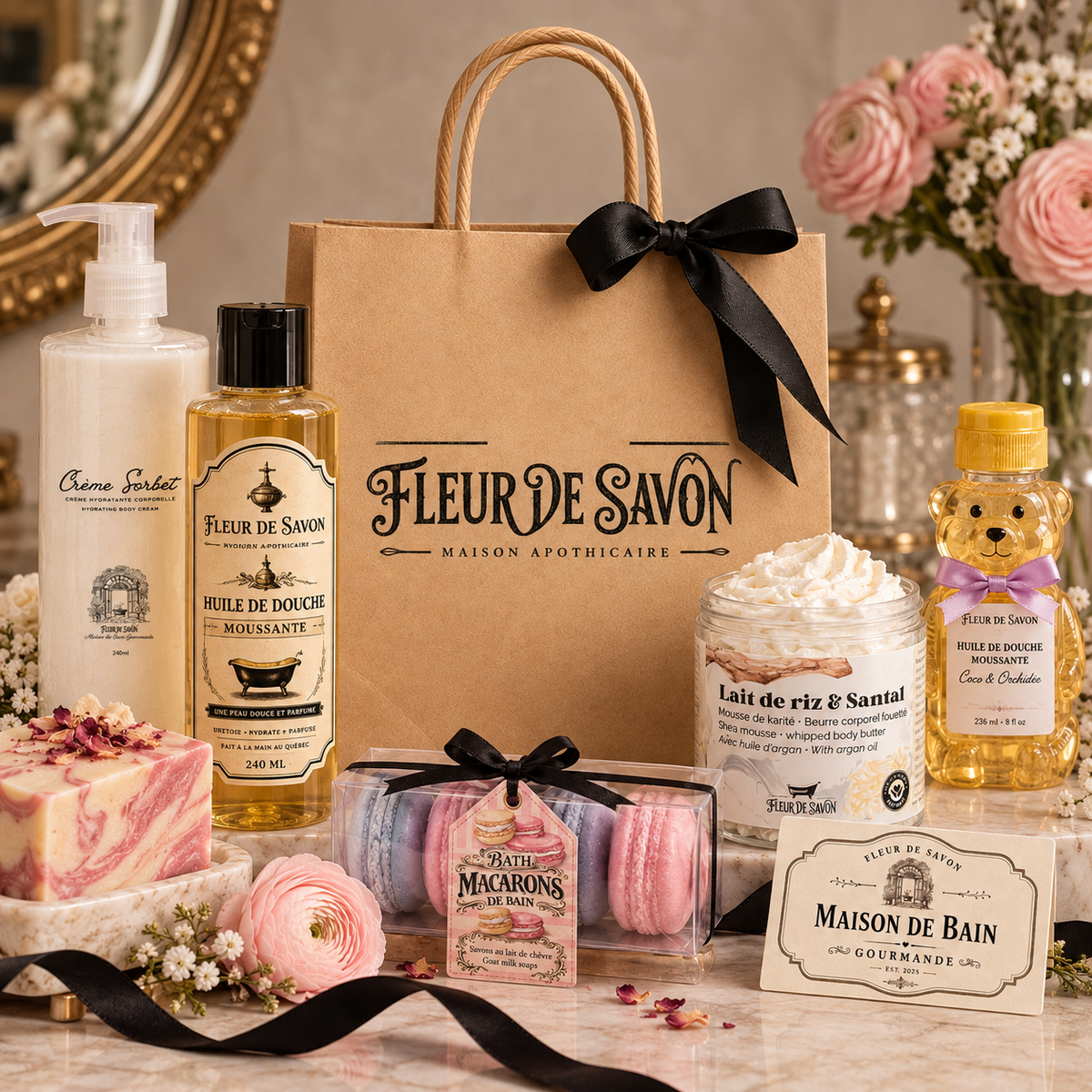 Cadeau sur mesure – Fleur de Savon