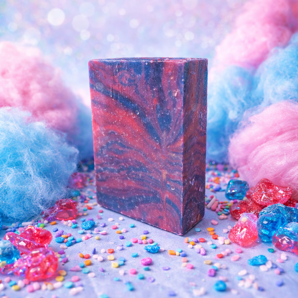 Savon sucré a la barbe a papa