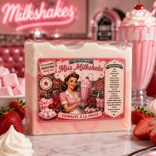 Miss Milkshake • Guimauve à la Fraise