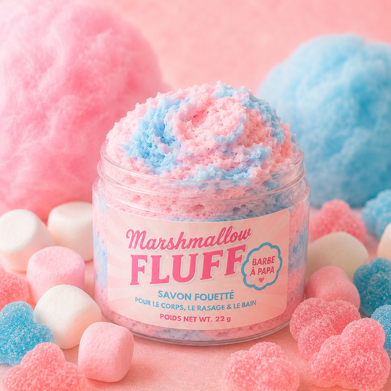 Marshmallow Fluff • Whipped Soap Mousse