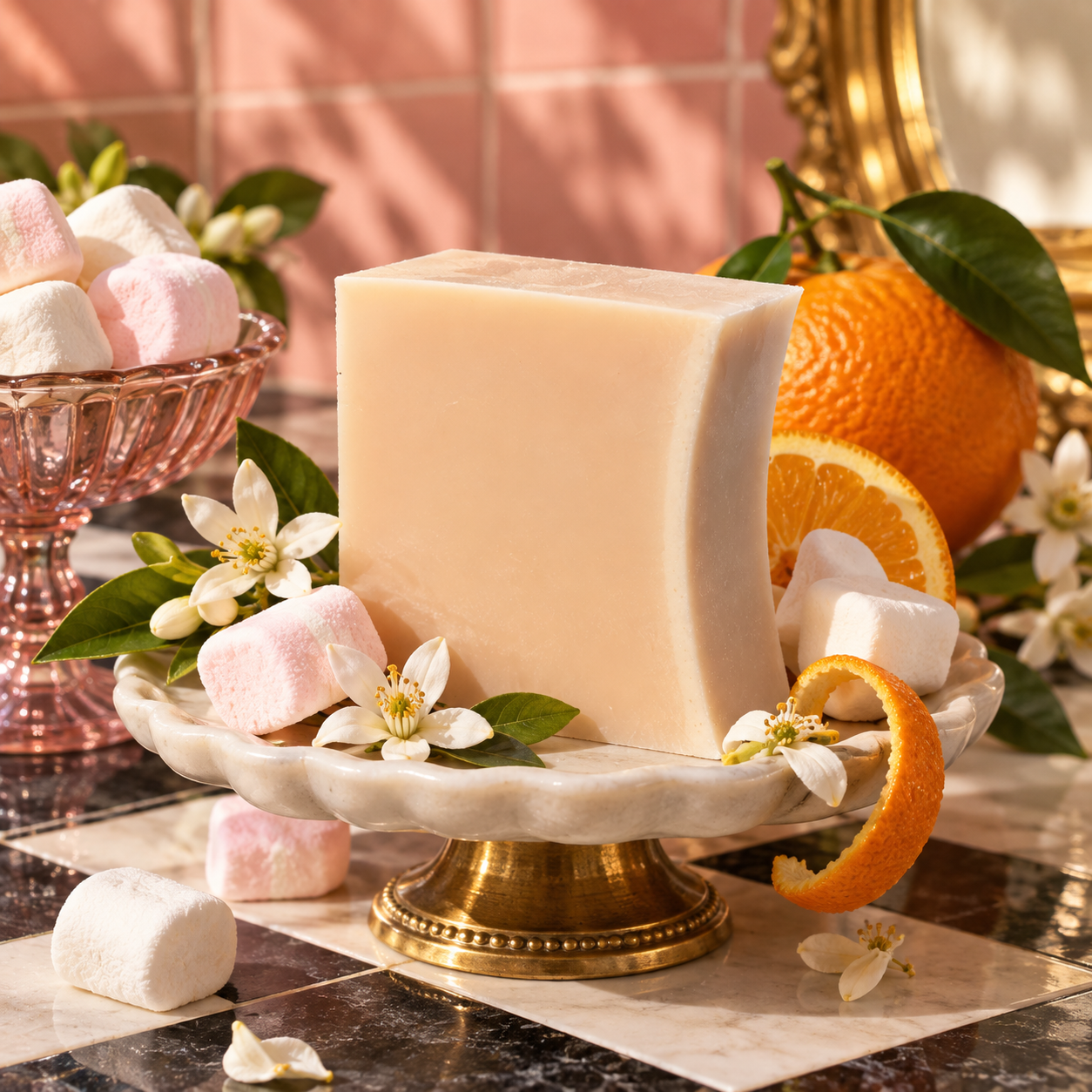 Orange Blossom & Marshmallow Soap