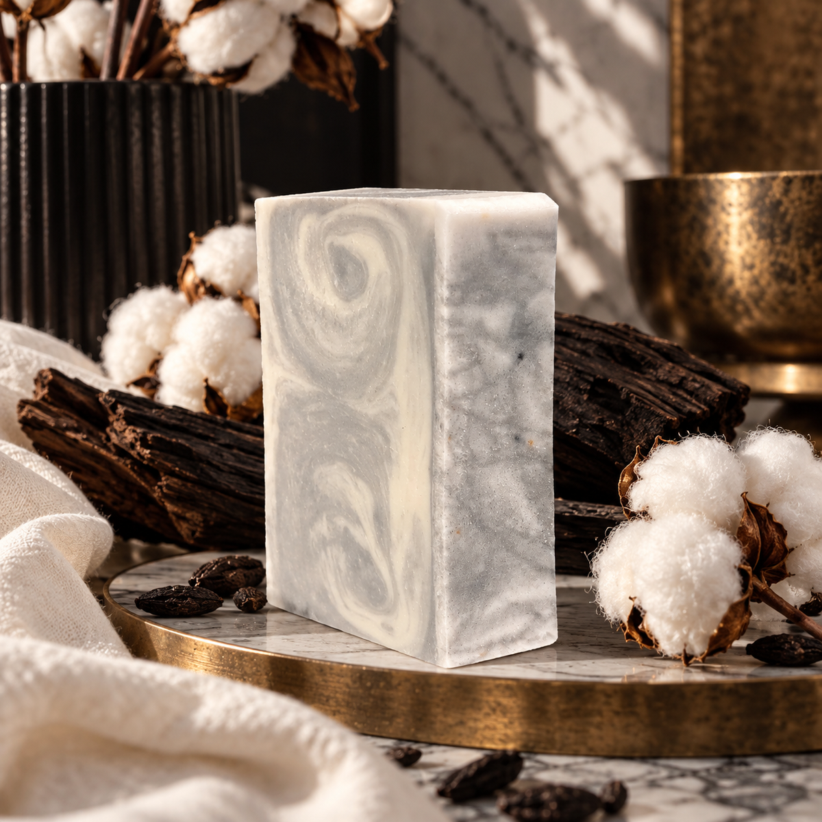 Savon Ébène & coton