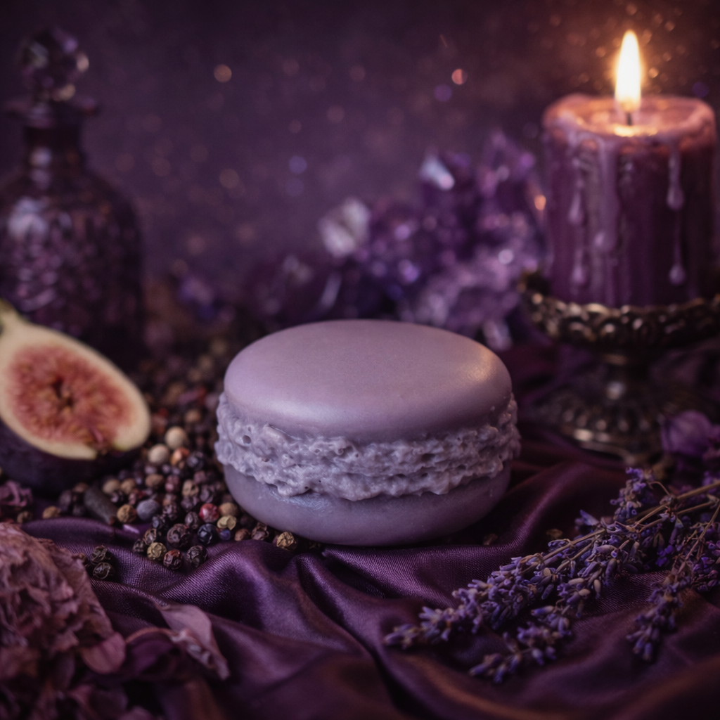 Macaron de Bain - Figue poivrée • Patchouli