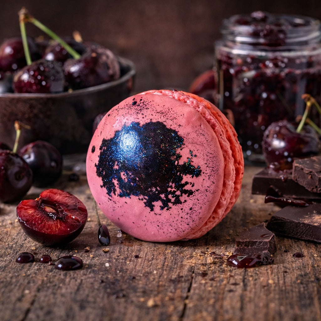 Macaron de Bain - Cerise noire
