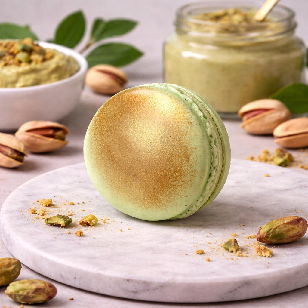 Macaron de Bain - Crème de pistache