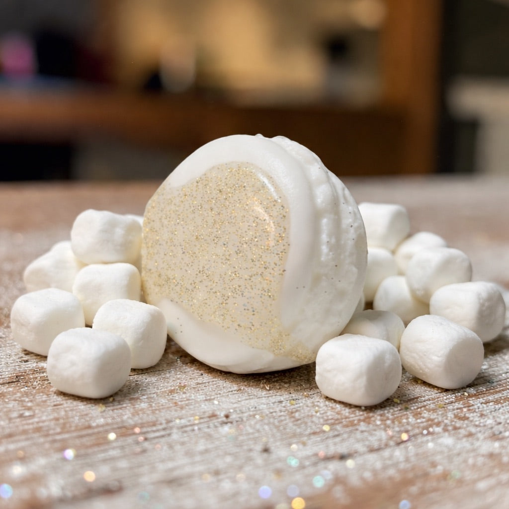 Macaron de Bain - Guimauve dorée