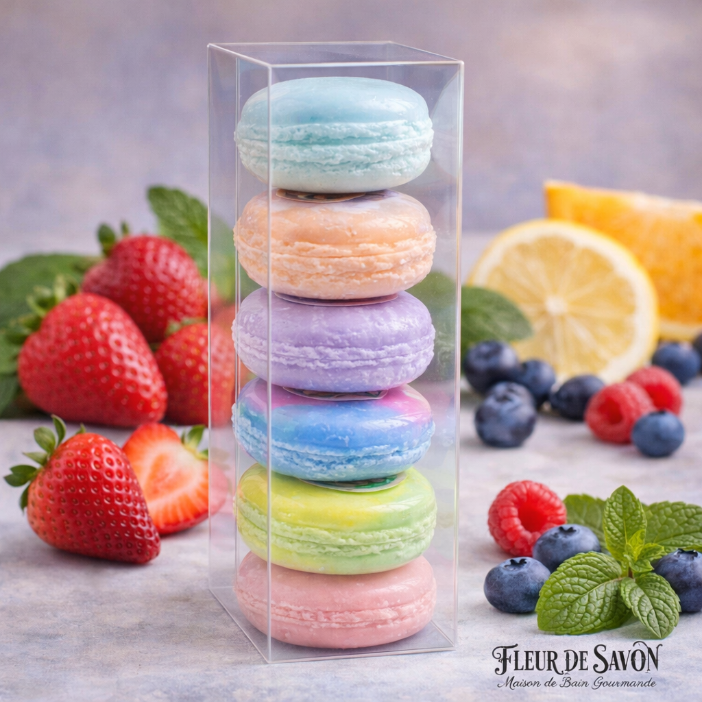 Savons macarons à la carte