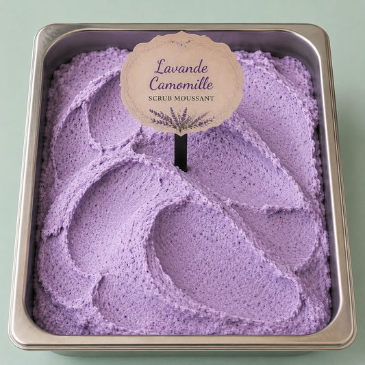 Scrub moussant au sucre • Lavande & Camomille