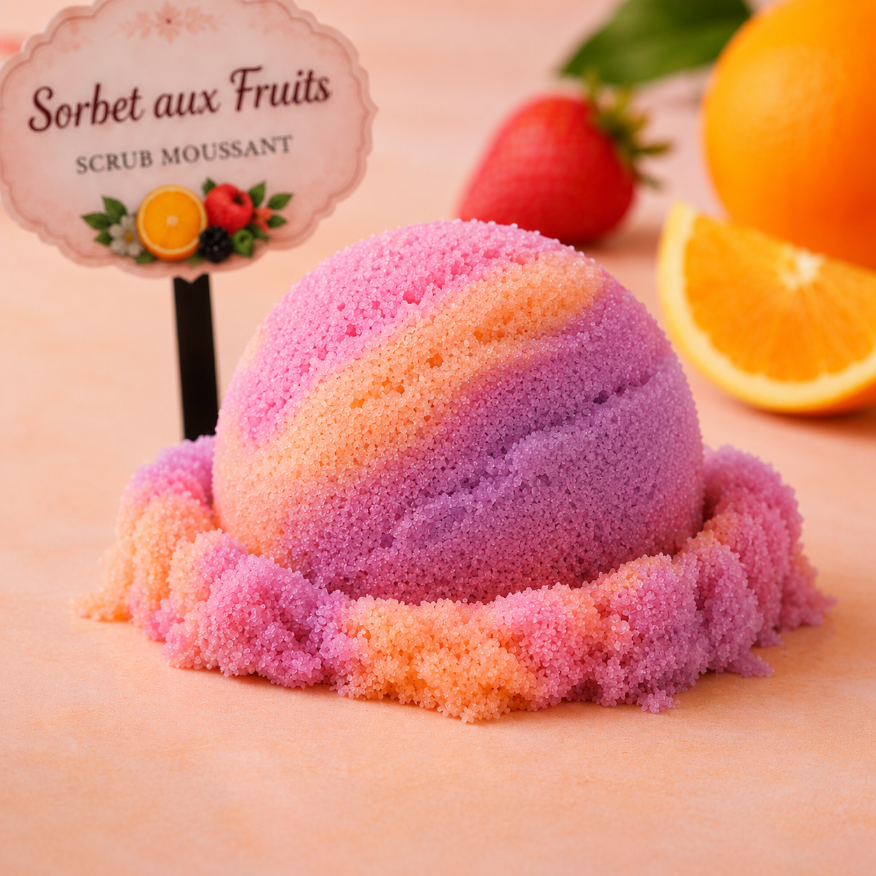 Scrub moussant au sucre • Sorbet aux Fruits