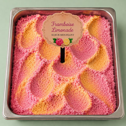 Scrub moussant au sucre • Framboise Limonade