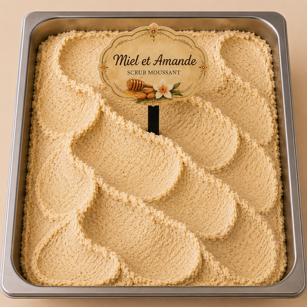 Scrub moussant au sucre • Miel & Amande
