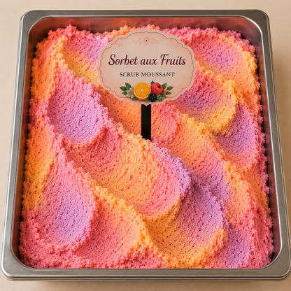 Scrub moussant au sucre • Sorbet aux Fruits