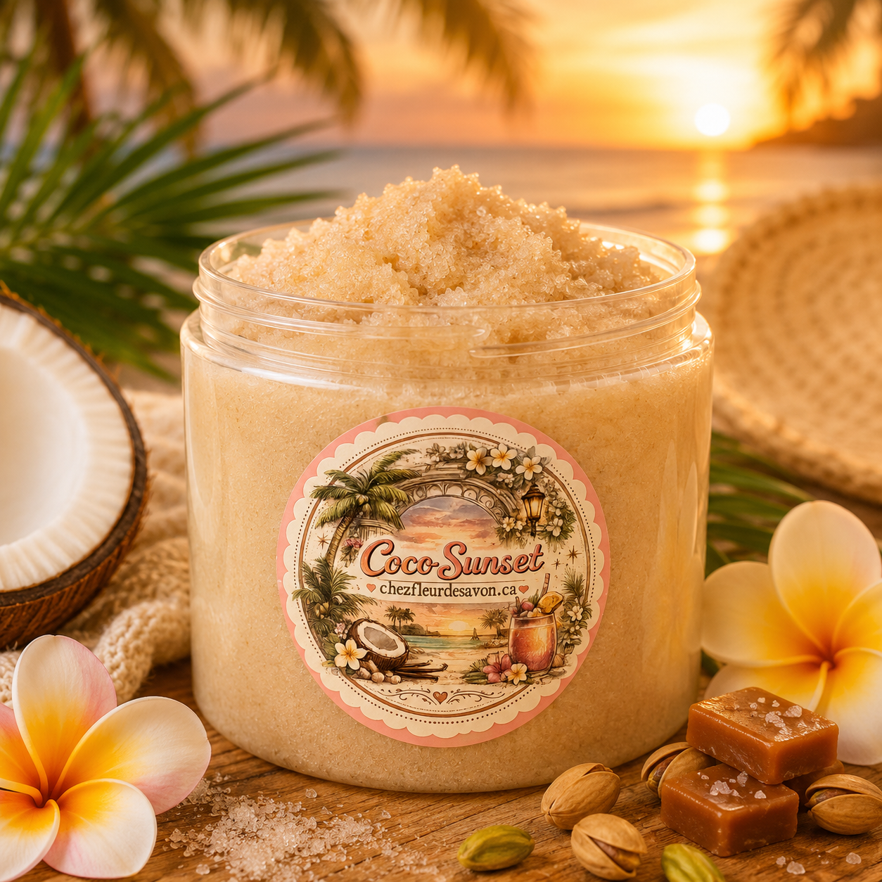 Scrub moussant au sucre • Coco Sunset