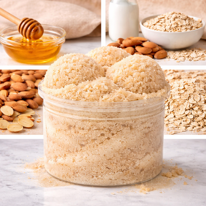 Foaming Sugar Scrub • Oat Honey 