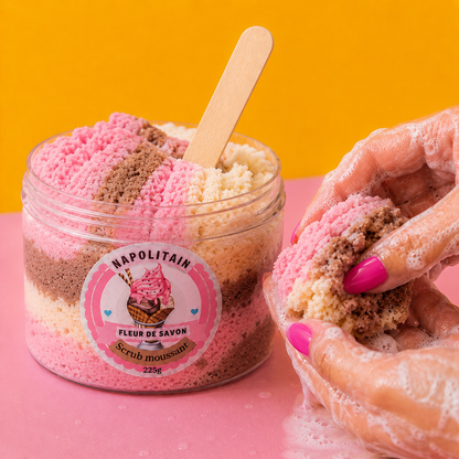 Scrub moussant au sucre • Napolitain