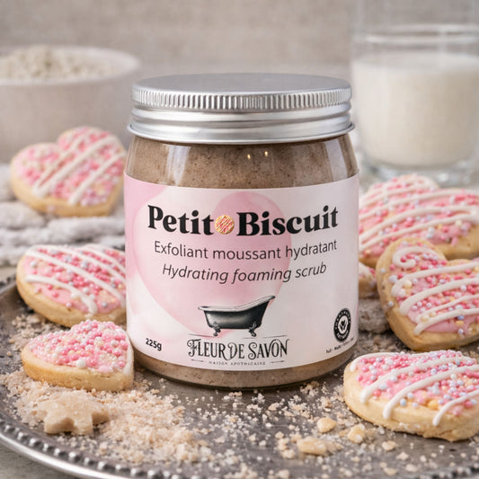Scrub moussant au sucre • Petit Biscuit