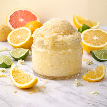 Scrub moussant au sucre • Lait d'agrumes