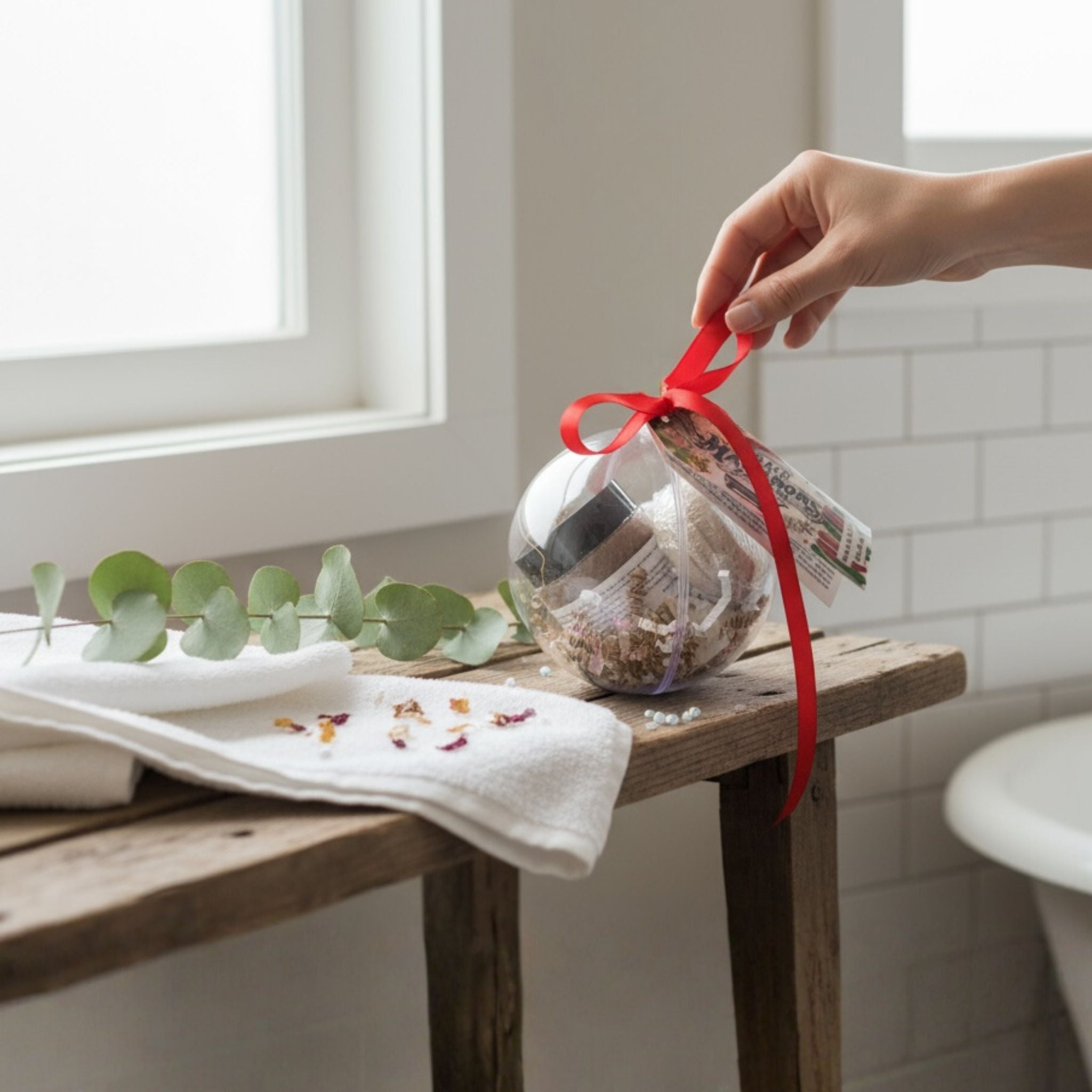 Deluxe Christmas Ornament • Macarons & Sugar Scrub