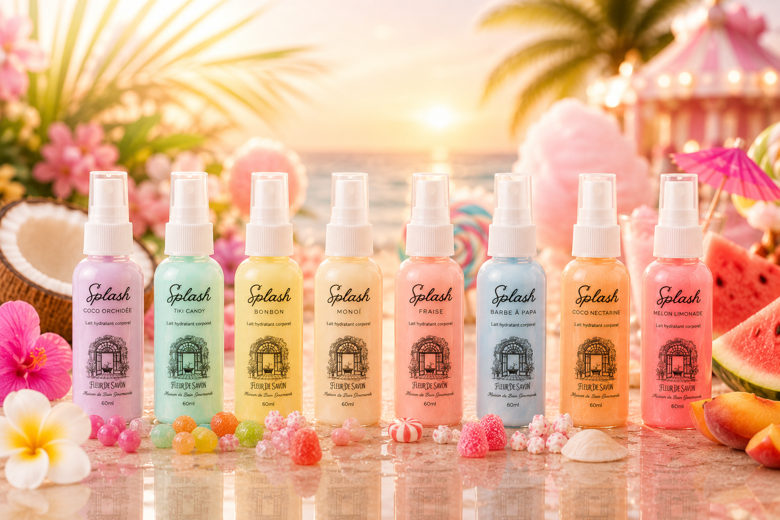 Splash • Laits hydratants corporels