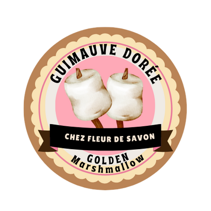 Macaron de Bain - Guimauve dorée