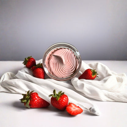 Mousse de Karité • Lait de Fraise